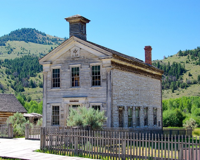 共济会的旅馆和教室的学校 蒙大拿 Bannack - 上的免费照片