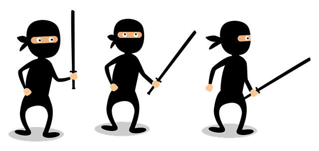 忍者 黑色的 套装 - 上的免费图片