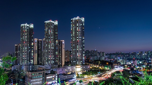 汉城 夜景 市中心 - 上的免费照片