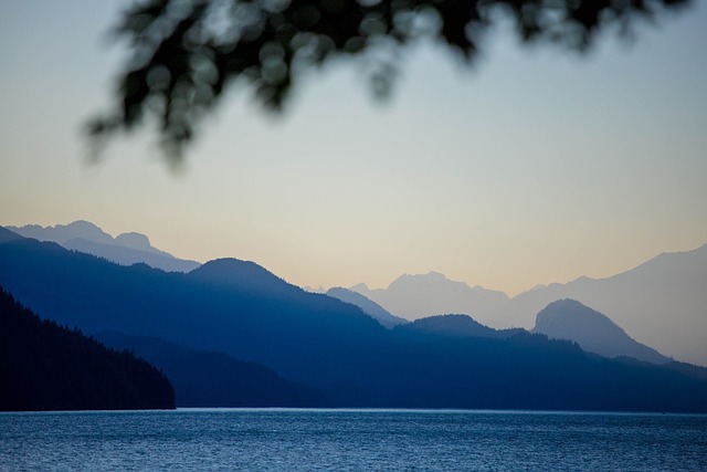 Harrison Lake Twilight 日落 - 上的免费照片