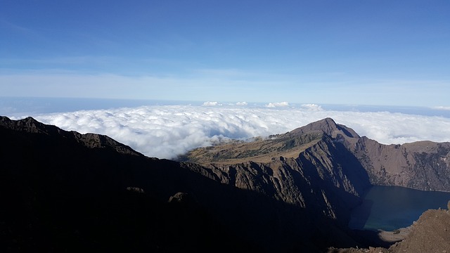 林加尼的火山 跟踪 龙目岛 - 上的免费照片