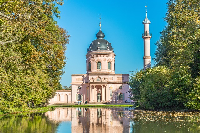 Schwetzingen 清真寺 红色清真寺 - 上的免费照片