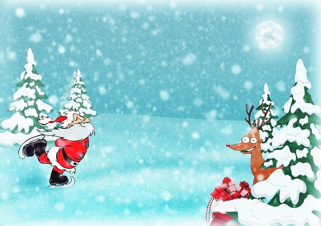 圣诞主题 圣诞老人 驯鹿 - 上的免费图片