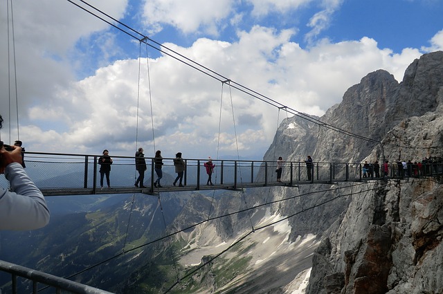 达赫斯坦-H?ngebrücke Treppe-Ins-Nichts - 上的免费照片