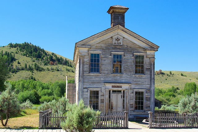 Bannack学校和共济会的小屋 蒙大拿 Bannack - 上的免费照片