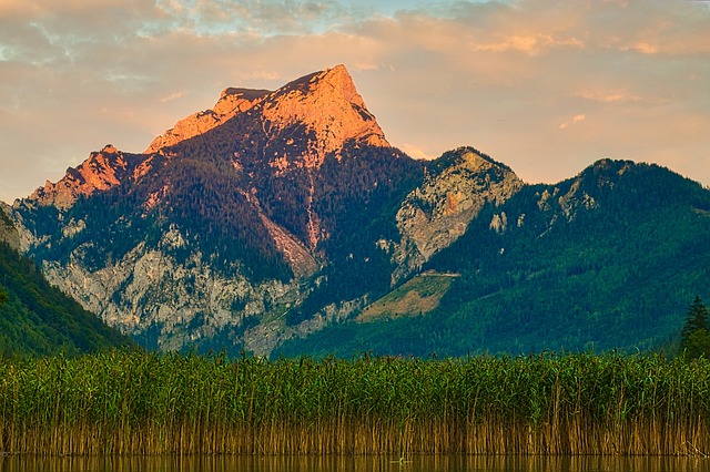 利奥波德Steinersee 山 日落 - 上的免费照片