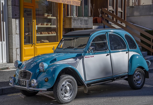 汽车 2Cv 老爷车 - 上的免费照片