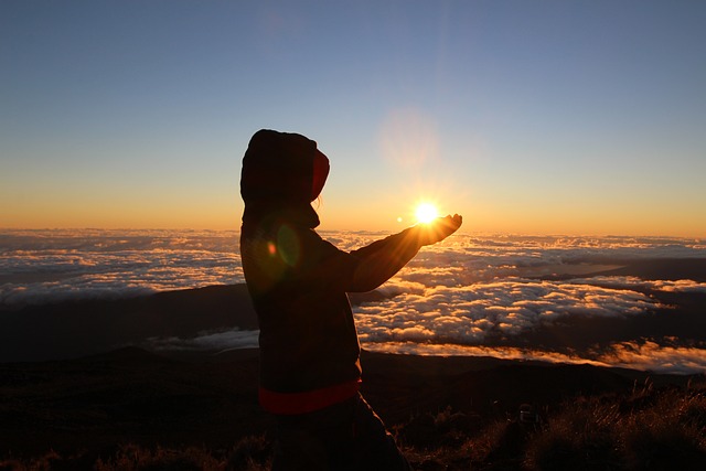 太阳 黎明 火山 - 上的免费照片