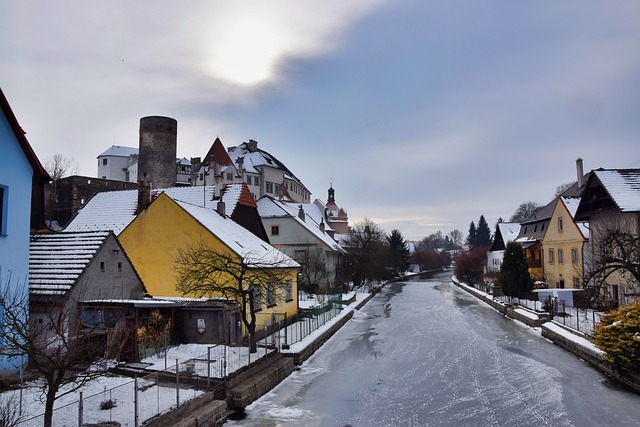 Jind?ich?v Hradec 城堡 冬天 - 上的免费照片