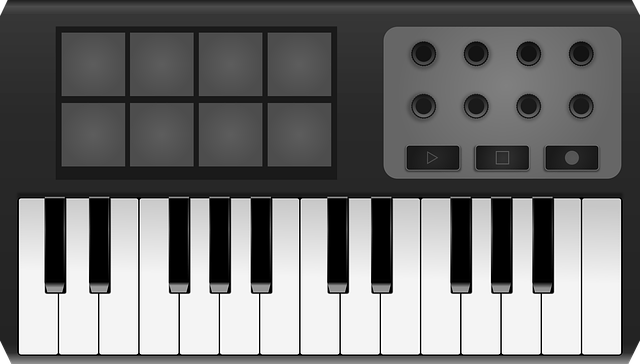 Midi键盘 音乐 键盘 - 免费矢量图形