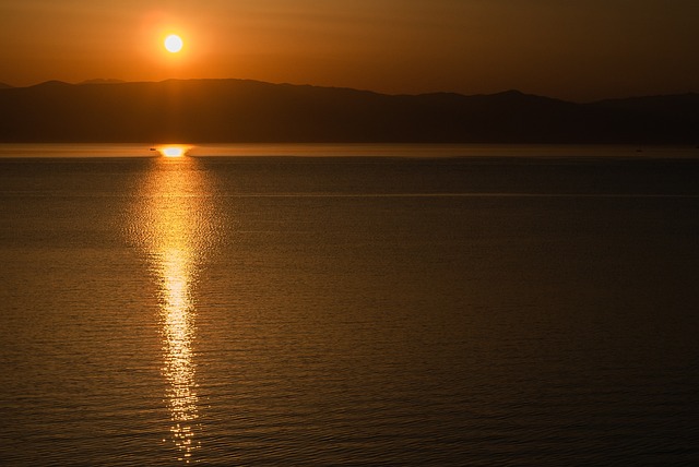 黎明 科孚 海 - 上的免费照片
