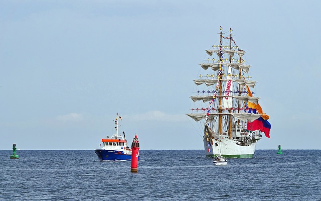 风帆训练舰 哥伦比亚 被标记的 - 上的免费照片