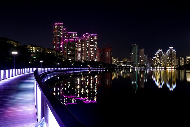 水原 夜景 源泉湖公园 - 上的免费照片