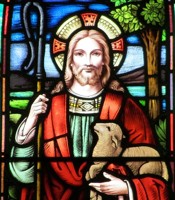 耶稣复活 彩色玻璃 好牧人 - 上的免费照片