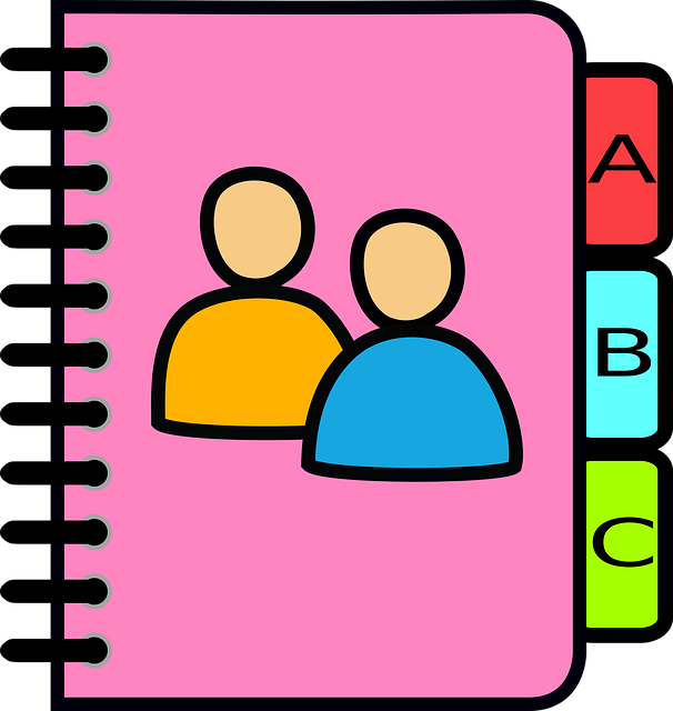 笔记本 粉色 字母表 - 免费矢量图形