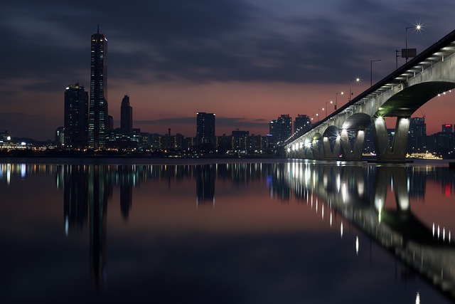 汉江 夜景 汉城 - 上的免费照片