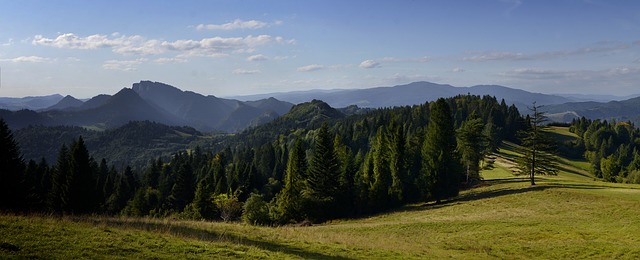 山 景观 全景图 - 上的免费照片