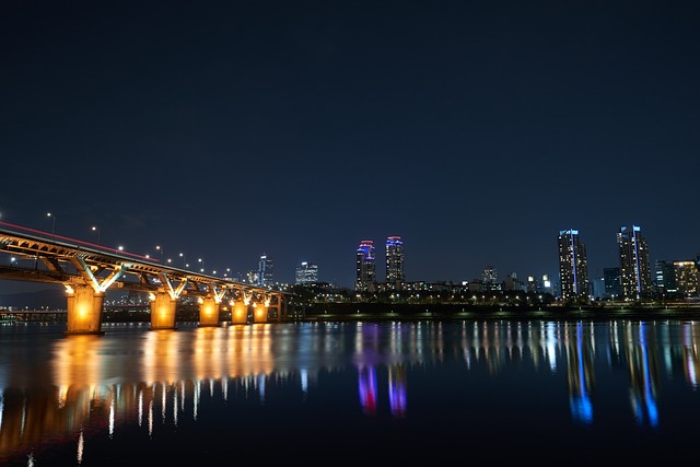 汉城 夜景 汉江 - 上的免费照片