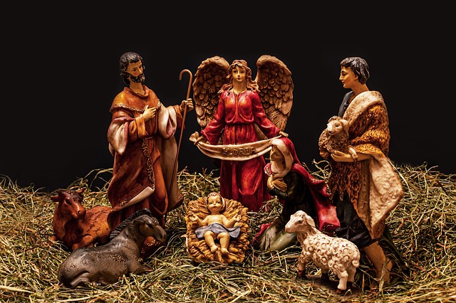 圣诞婴儿床数字 耶稣的孩子 耶稣的诞生 - 上的免费照片