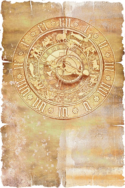 羊皮纸 纸 天文钟 - 上的免费图片