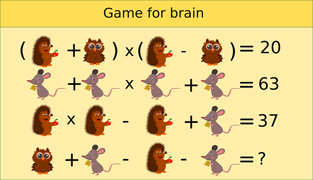 拼图 数学 逻辑 - 免费矢量图形