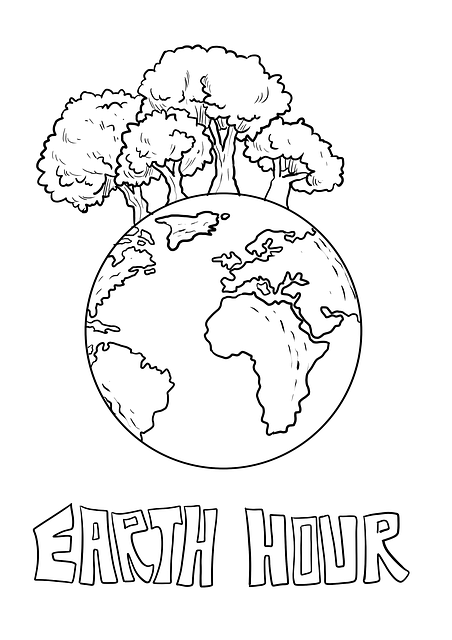 地球一小时 画画 可持续性 - 上的免费图片