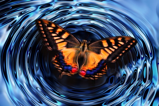 蝴蝶 波浪 扇动翅膀 - 上的免费图片
