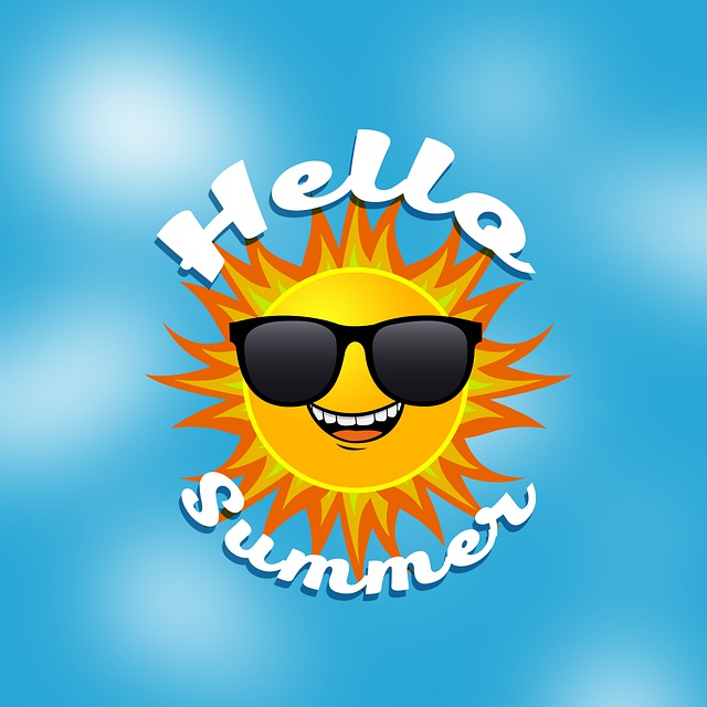 你好夏天的太阳 Hello 夏天 - 上的免费图片