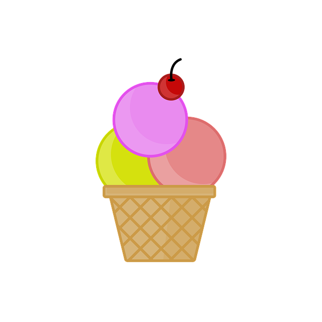 冰淇淋 樱桃 点心 - 上的免费图片