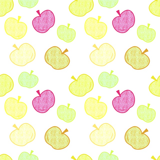 苹果 水果 图案 - 上的免费图片