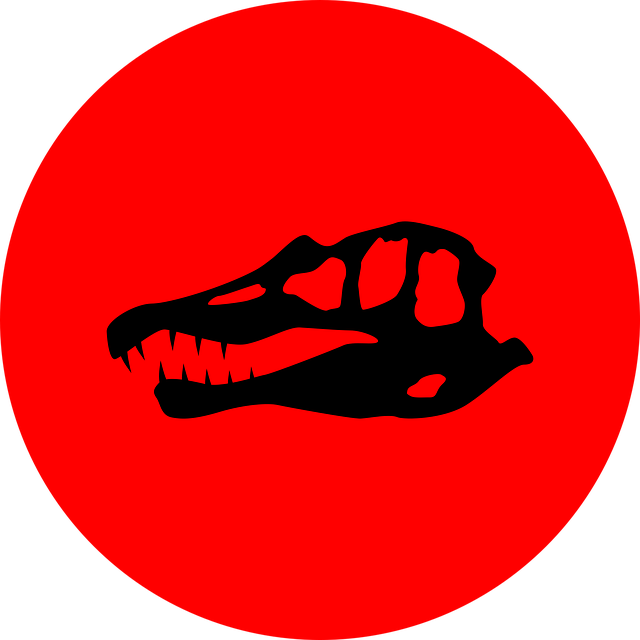 棘龙 恐龙 化石 - 免费矢量图形