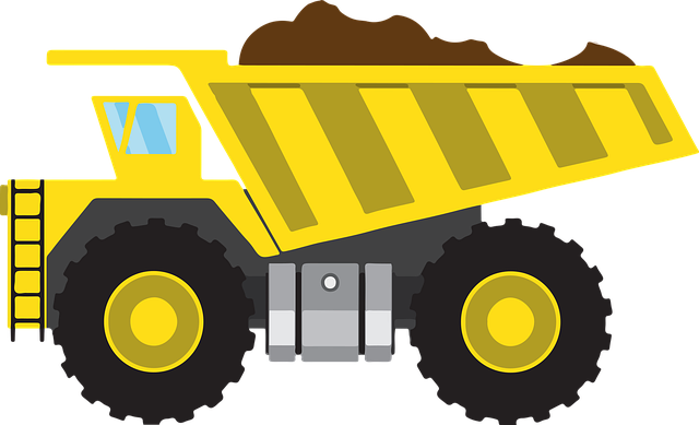 卡车 自卸卡车 重型设备 - 免费矢量图形
