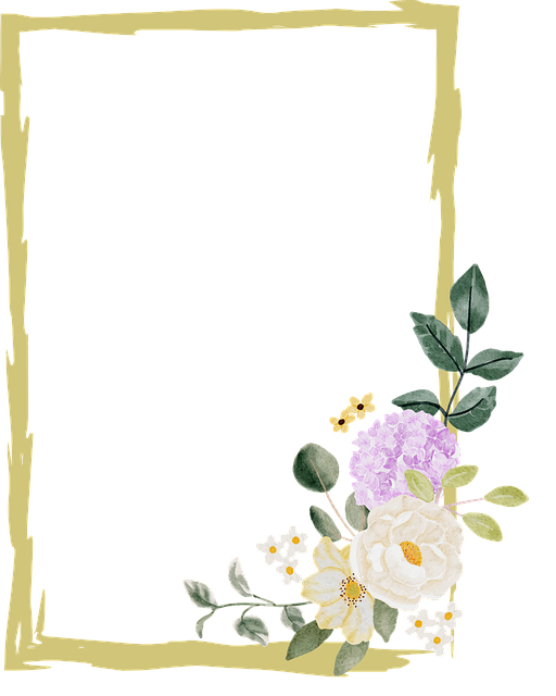 花朵 框架 花框 - 免费矢量图形