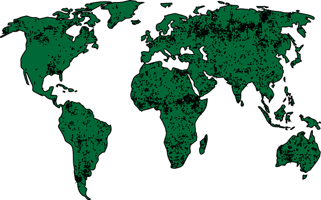 世界 地图 地球 - 免费矢量图形