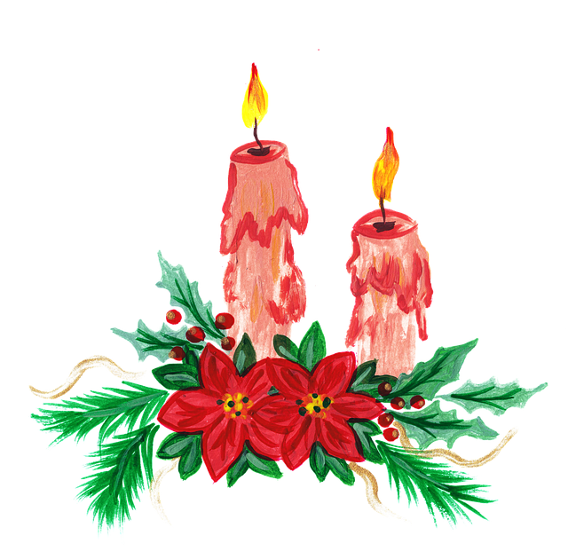 圣诞节 蜡烛 装饰品 - 免费矢量图形