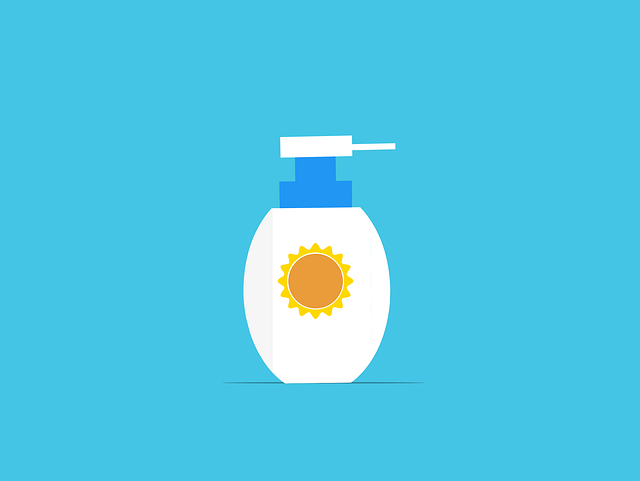 瓶子 防晒霜 太阳 - 免费矢量图形