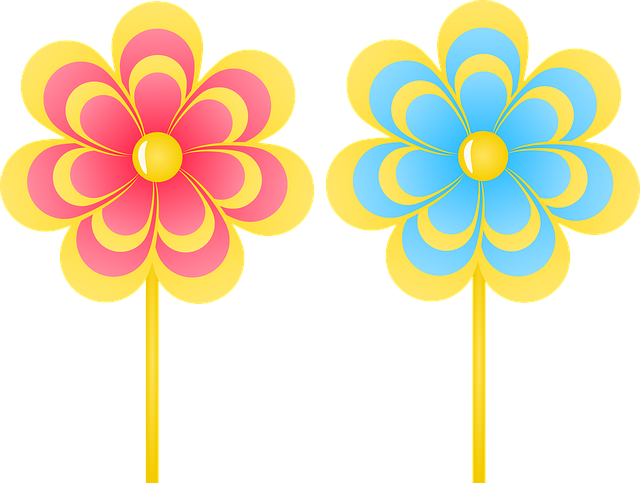 花朵 植物群 装饰风格 - 免费矢量图形