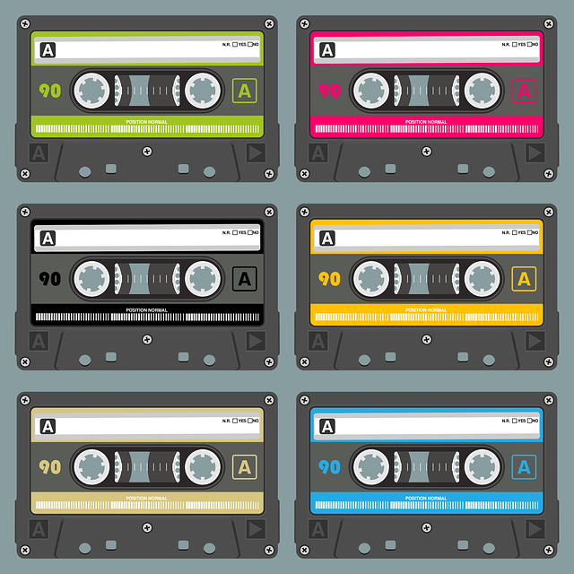 盒式磁带 怀旧 音乐 - 免费矢量图形
