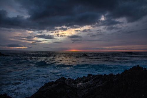 海浪延时摄影 · 免费素材图片