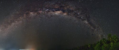 灰色和黑色星空夜空 · 免费素材图片