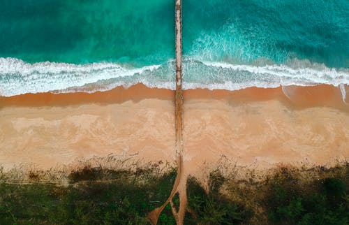 海的鸟瞰图 · 免费素材图片