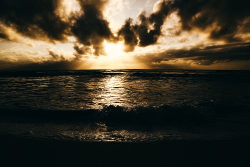 日落时海的照片 · 免费素材图片