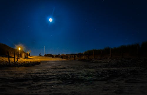 晚上的风景 · 免费素材图片