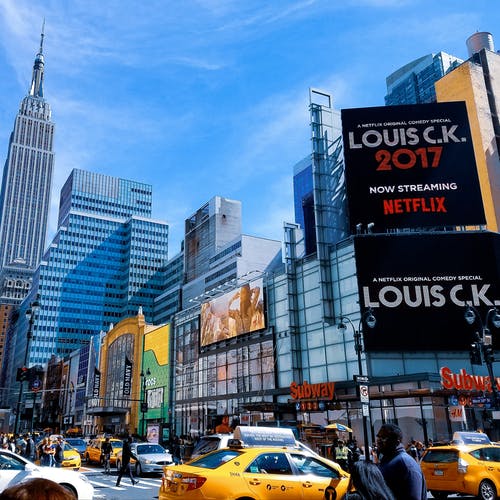 纽约时代广场的风景摄影 · 免费素材图片