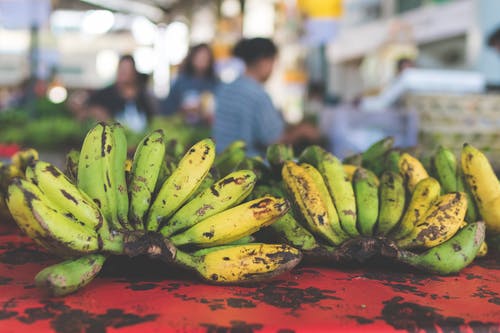 香蕉特写摄影 · 免费素材图片