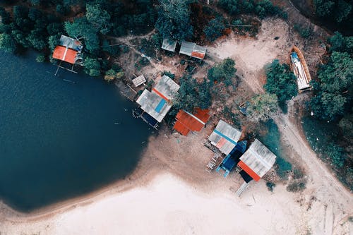 房屋鸟瞰图 · 免费素材图片