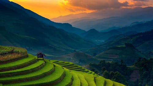 菲律宾banaue梯田 · 免费素材图片