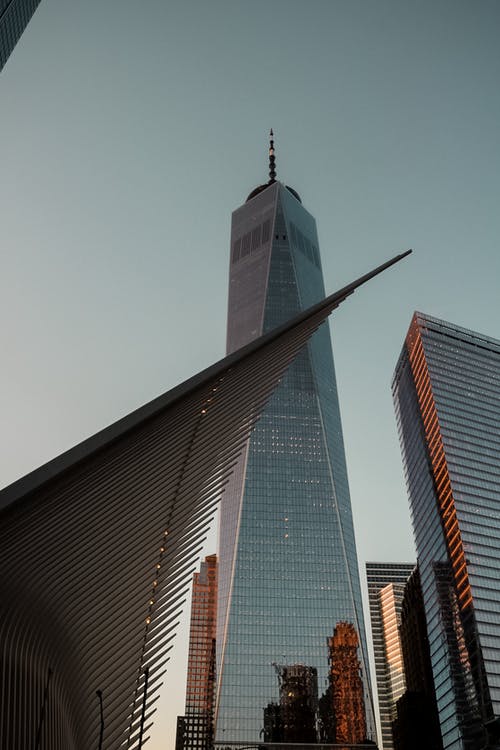 世界贸易中心大楼的低角度摄影 · 免费素材图片