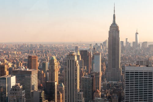 纽约市帝国大厦的天际线照片 · 免费素材图片