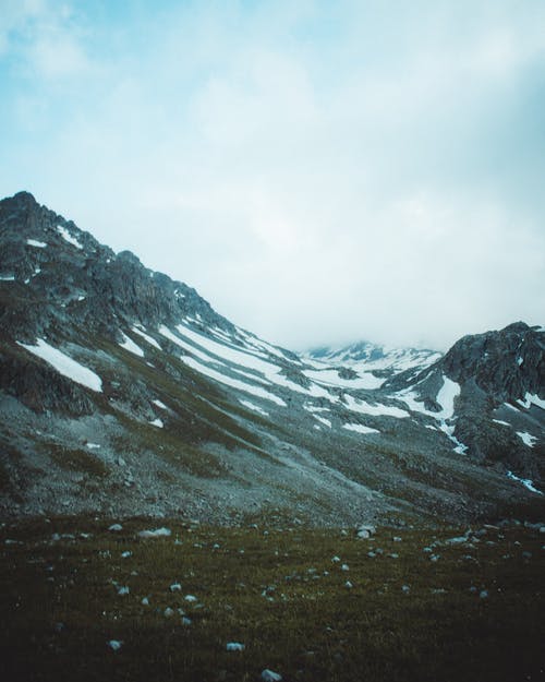 白雪覆盖的群山 · 免费素材图片